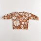 Rust Floral- Lounge Sweatshirt / Pants