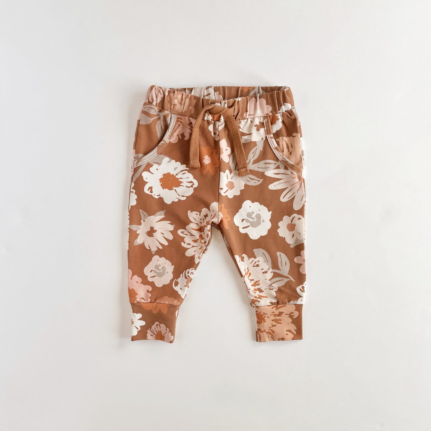 Rust Floral- Lounge Sweatshirt / Pants